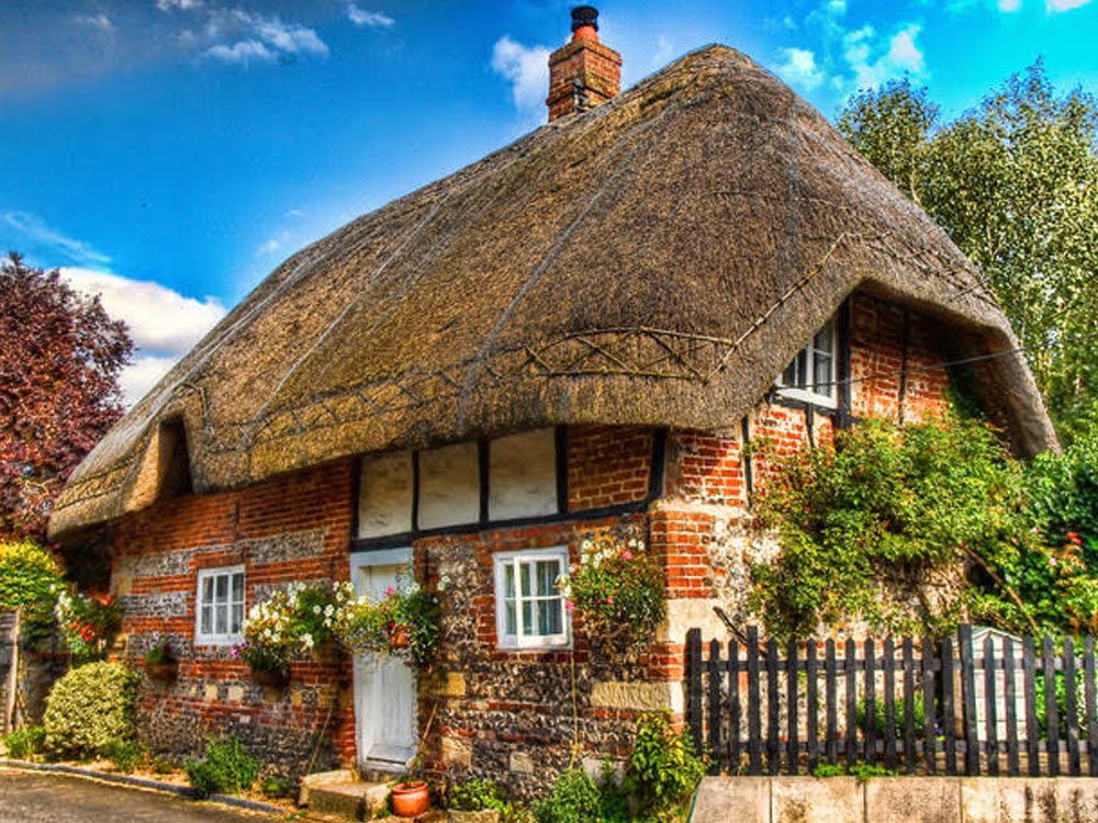 thatched roof